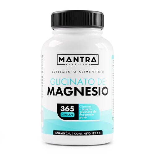 Glicinato de Magnesio | 365 Cápsulas – Alta Biodisponibilidad