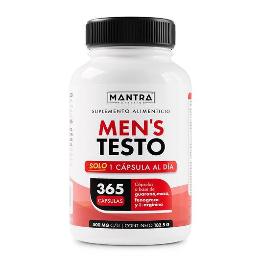 Testo Hombre | 365 Cápsulas – Energía y Vitalidad Masculina