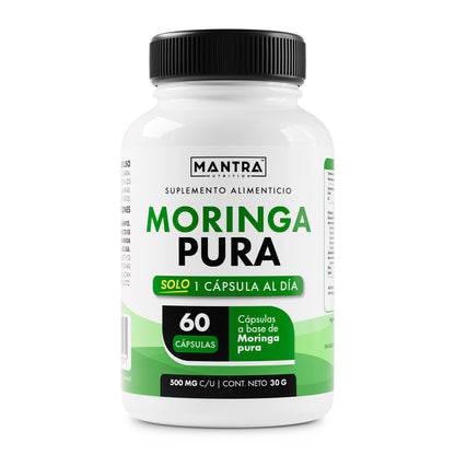 Moringa | 60 Cápsulas – Superalimento Rico en Nutrientes