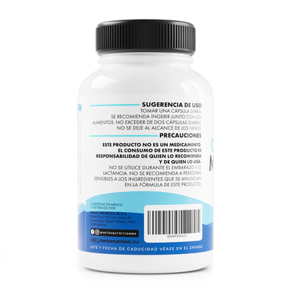 Citrato de Magnesio | 365 Cápsulas – 500 mg de Magnesio Puro