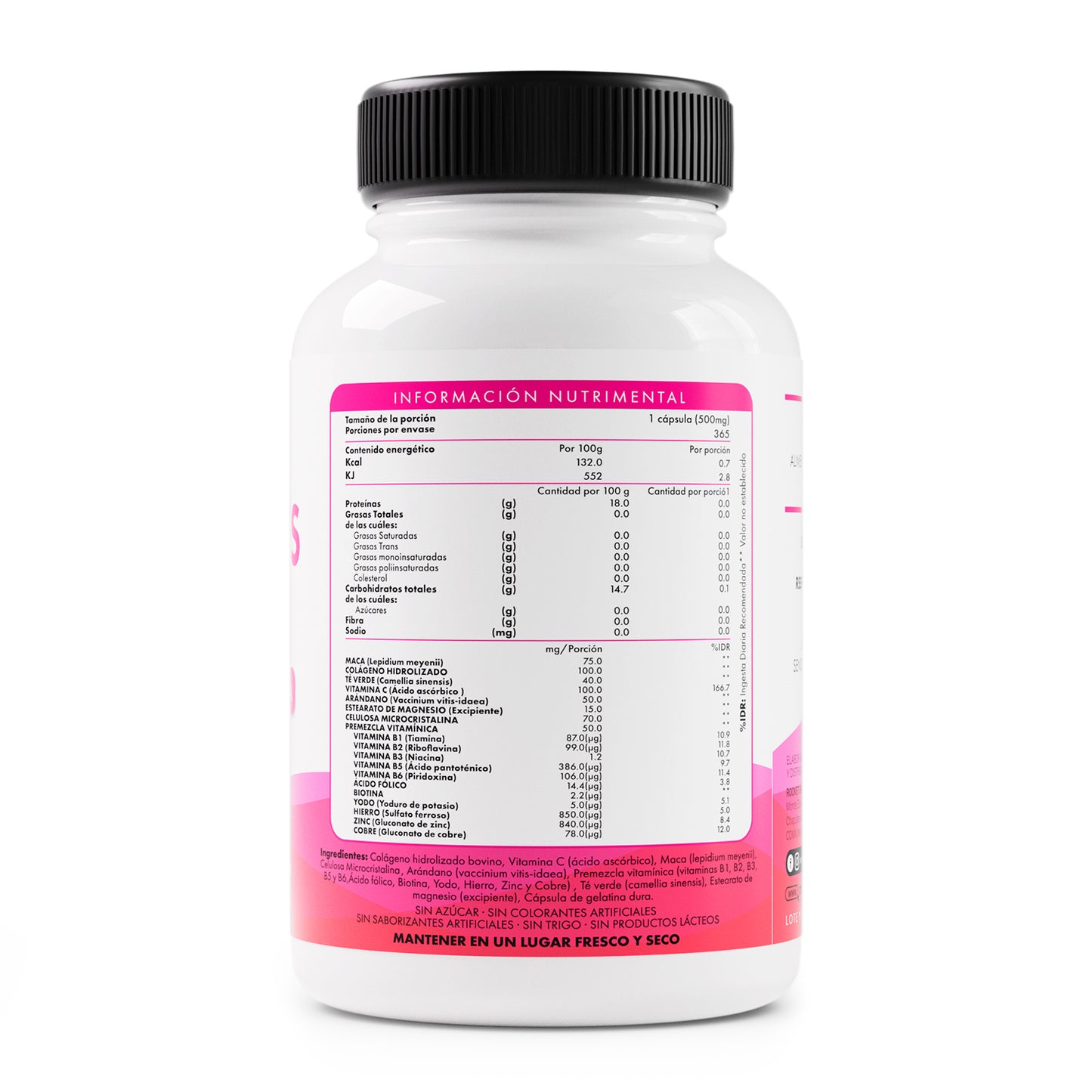 Multivitamínico Mujer | 365 Cápsulas – Belleza y Salud Femenina