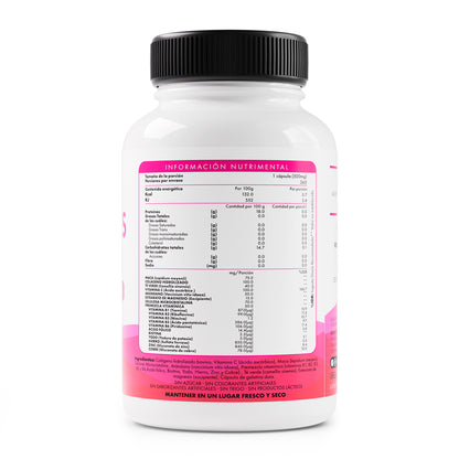 Multivitamínico Mujer | 365 Cápsulas – Belleza y Salud Femenina