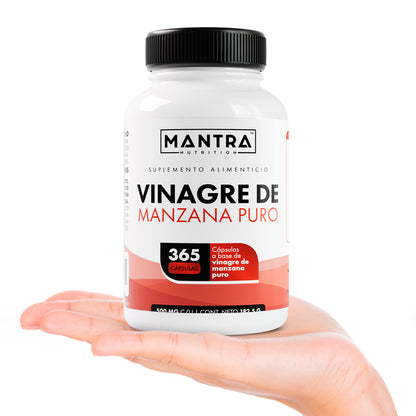 Vinagre de Manzana | 365 Cápsulas – Salud Digestiva y Detox Natural