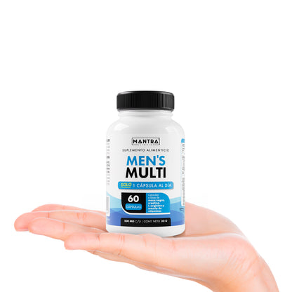 Multivitamínico Hombre | 60 Cápsulas – Fórmula Práctica de Alto Impacto
