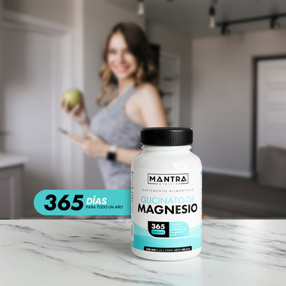 Glicinato de Magnesio | 365 Cápsulas – Alta Biodisponibilidad