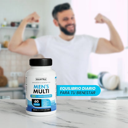 Multivitamínico Hombre | 60 Cápsulas – Fórmula Práctica de Alto Impacto