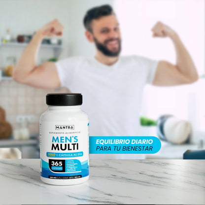 Multivitamínico Hombre | 365 Cápsulas – Potencia Total Masculino