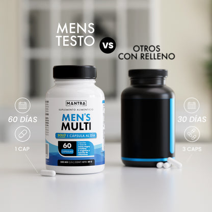 Multivitamínico Hombre | 60 Cápsulas – Fórmula Práctica de Alto Impacto
