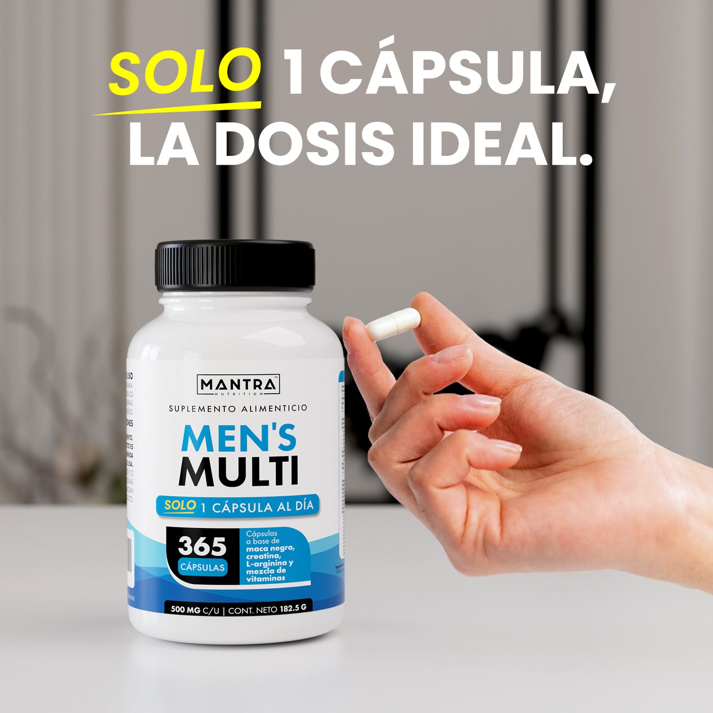 Multivitamínico Hombre | 365 Cápsulas – Potencia Total Masculino