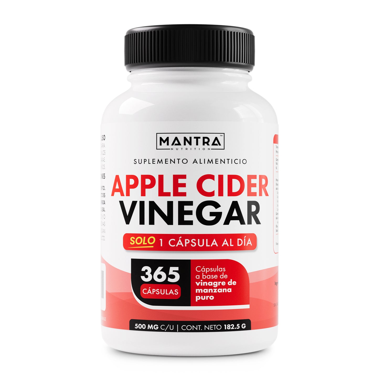 Vinagre de Manzana | 365 Cápsulas – Salud Digestiva y Detox Natural