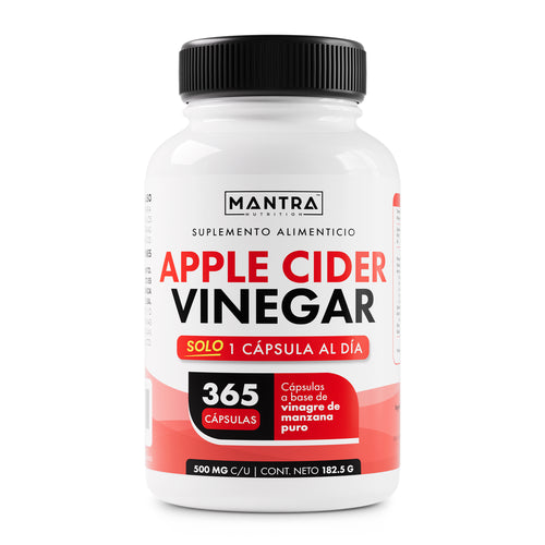Vinagre de Manzana | 365 Cápsulas – Salud Digestiva y Detox Natural