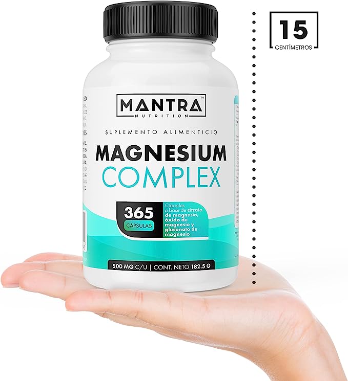 Complejo de Magnesio | 365 Cápsulas – Fórmula Completa