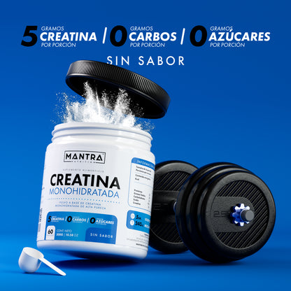 Creatina Monohidratada | Mantra Nutrition – Potencia Muscular Natural